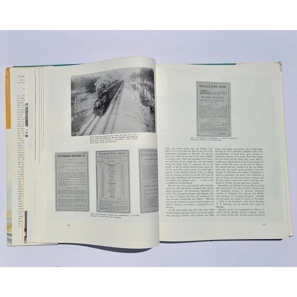 Vintage Yonder Comes the Train by Lance Philips, Railroad History Hardcover Book - Picture 11 of 12